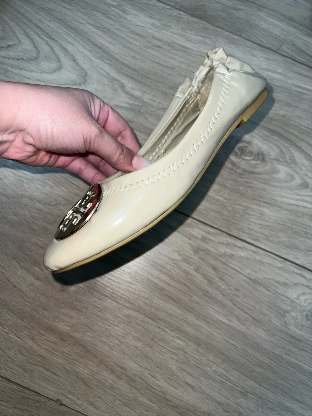 Tory Burch Minnie Ballet flats in Beige